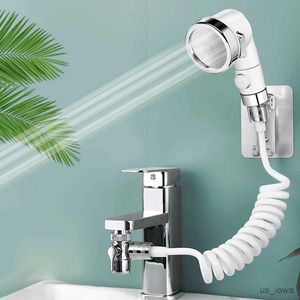 Pays de douche de salle de bain Handheld Robinet Diverter Valve Cowe de douche 3 Modes pour la maison Adaptateur de robinet de cuisine de salle de bain réglage