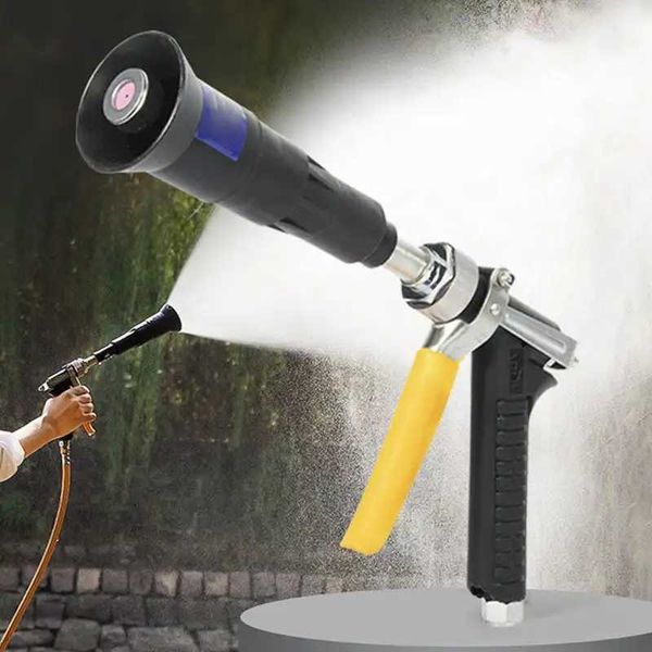 Pièces de douche de salle de bain Atomizer haute pression 3 Buzle de pistolet en métal lourd avec un tuyau de jardin anti-Feng Shui T240505