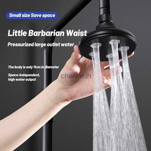 Cabezales de ducha de baño Alta presión Mini flujo de agua mágico Lluvia Panel de 11 cm Accesorios para cabezales de ahorro de agua Modernos para YQ240228