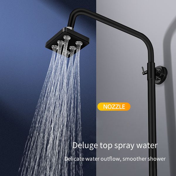 Cabezales de ducha de baño Mini ducha de lluvia de alta presión Flujo de agua mágico Cabezal de ducha de lluvia Ducha de ahorro de agua Accesorios de baño Cabezal de ducha 230731