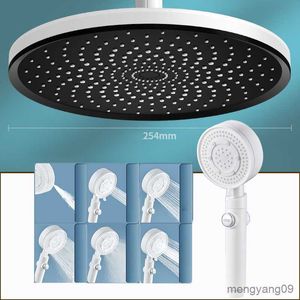 Cabezales de ducha de baño Pulgadas Ducha de lluvia redonda Cabezal de ducha de alta presión superior grande Cabezal de ducha de baño Cabezal de ducha de lluvia de techo Accesorios de baño R230627