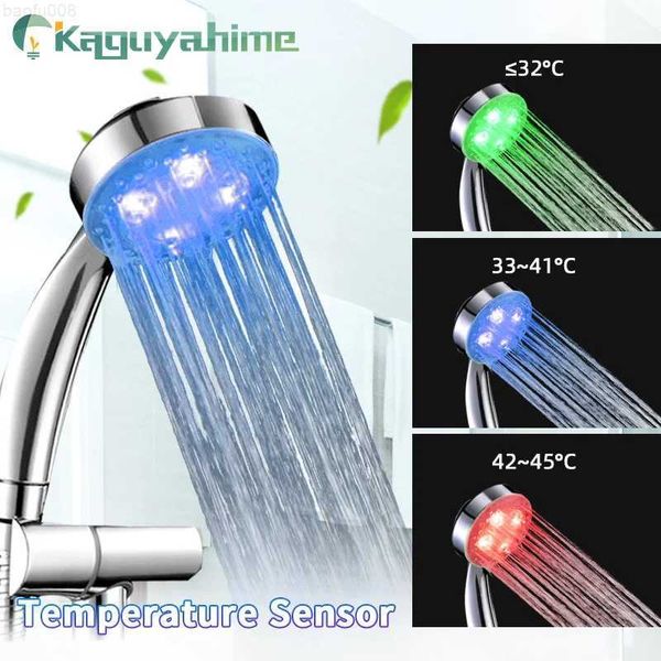 Cabezales de ducha de baño =(K)= Sensor de temperatura hidroeléctrico Luz LED Grifo Cabezal de ducha de mano Accesorios Tubería Manguera Grifo Boquilla Baño Cocina