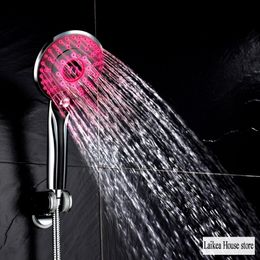 Badezimmer-Duschköpfe, LED-Kopf, digitale Temperaturregelung, Sprühgerät, 3 Sprühmodi, Wassersparfilter, Heimwerkzeug 221201