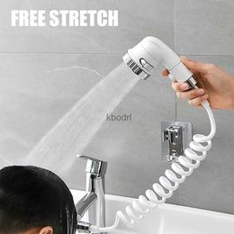 Badkamer Douchekoppen Regendouche Shampoo Bed Water onder druk Stop Douche Salon Kapper Kraan Drie Modus Mondstuk Badkamer Accessoires YQ240126