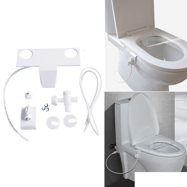 Pommeaux de douche de salle de bains, buse intelligente, siège de toilette, dispositif sanitaire pour bidet, type d'adsorption, nettoyage intelligent 230105 Drop D Dhkkc