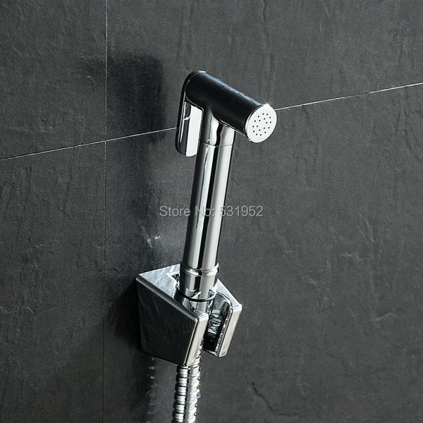 Pommeaux de Douche de salle de bain en laiton massif à main Bidet tête Kit de Douche Shatta pulvérisateur de toilette Jet support de robinet tuyau 230406