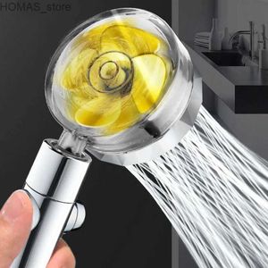 Pommeaux de douche pour salle de bain, pomme de douche à économie d'eau avec filtre intégré et ventilateur pour accessoires de douche Y240319