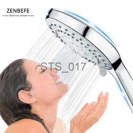 Pommeaux de douche de salle de bains ZENBEFE Ensemble de tuyaux de buse de douche pressurisée pour la pluie domestique, douche à tête unique avec grande eau x0830