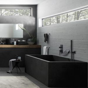 Ensembles de douche de salle de bains, ensemble noir, robinet mural, mélangeur de dérivation de tête de pluie, pulvérisation à main