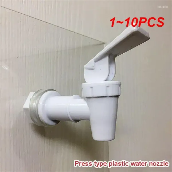 Grifos de lavabo de baño 1-10pcs Válvula de vino Dispensador de agua Botella de vidrio de vidrio Tanque de barril de grifo de plástico con filtro