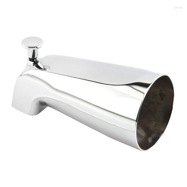 Robinets de lavabo de salle de bains 1 PCS Robinet de baignoire mural Argent Zinc Alliage Pull-Up Underspout