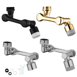 Robinets de lavabo de salle de bain 1080 Rallonge de robinet rotatif | Filtre anti-éclaboussures d'aérateur universel durable Facile à installer Robinet pivotant à grand angle de 1080 degrés 230518