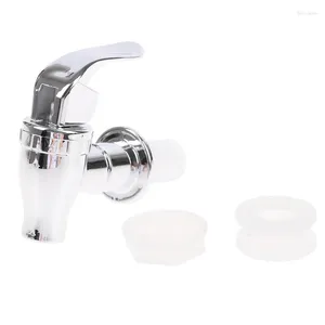 Robinets de lavabo de salle de bain 17 mm robinets à preuves d'eau du robinet d'eau en plastique en verre vide de bouteille de vide de baril avec dispensateur de soupape de filtre