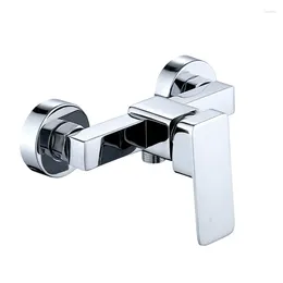 Robinets d'évier de salle de bains 1pc Système de robinet de douche et mélangeur d'eau froide Poignée à levier unique Débit lisse Moins de consommation