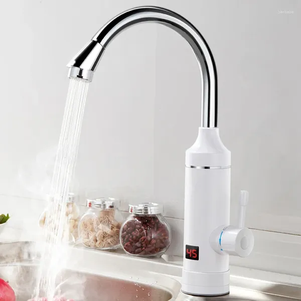 Grifos de fregadero de baño 3000W Calentador de agua instantáne