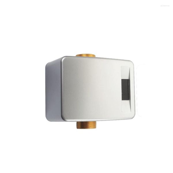 Torneiras de pia de banheiro ABS Plástico Shell Bronze Válvula Material DC AC Modelos de Automático Com Sensor Inteligente Manual Descarga Sanitária