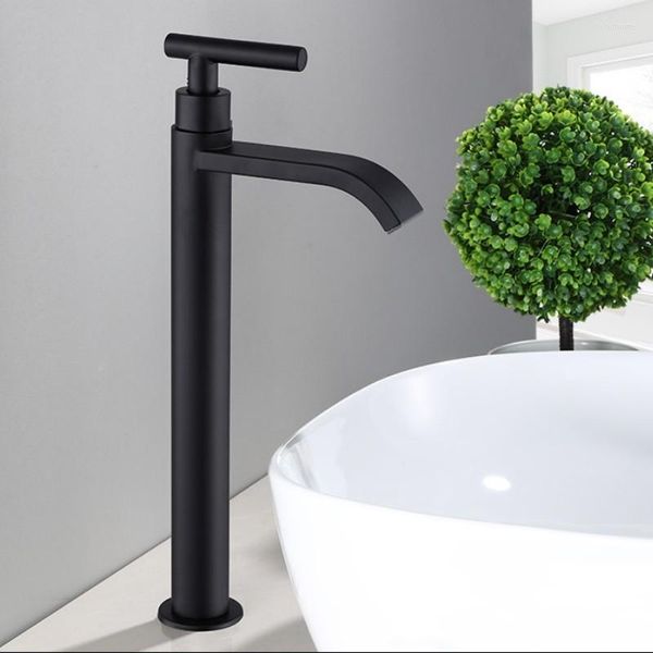 Accessoires de robinets de lavabo de salle de bain Robinet de lavabo Waterfull Robinets de toilettes Lavabos Meubles d'eau froide pour le lavage Bain à bec haut amovible