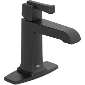 Robinets d'évier de salle de bain American Standard 7353101.243 Robinet à manche unique à un seul trou 1,2 gpm noir mat