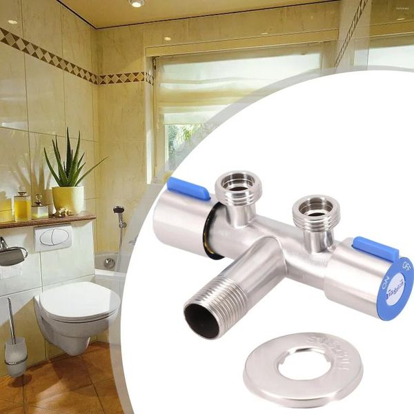 Robinets de lavabo de salle de bain Valve d'angle Chauffeur d'eau froide Toilettes