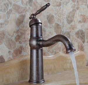 Badkamer wastafel kranen antieke koperen bassin kraan kraan Moderne mixer tap enkel handgat gat en koud water vat knn008