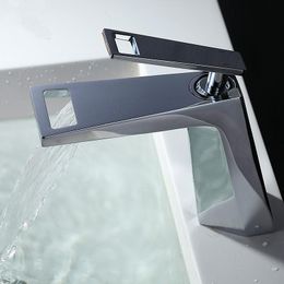 Robinets de lavabo de salle de bain Bassin MMixer Robinet Mitigeur d'eau Laiton Montage sur pont Torneira