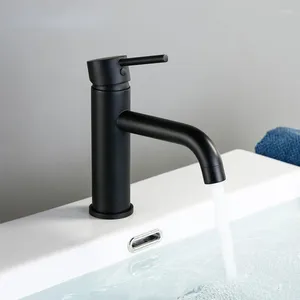 Robinets de lavabo de salle de bains Promotions de bassin robinet rond MaBlack or Rose mitigeur petit