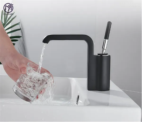 Grifos de lavabo de baño promociones de la cuenca del grifo de la batalla del mechero redondeo toque pequeño