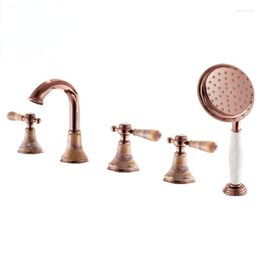 Badkamer wastafel kranen bassin kraan kraan mixer kranen bestuurbare salon enkele hendel water messing hoogwaardige vintage lichaam OEM keramische stijl