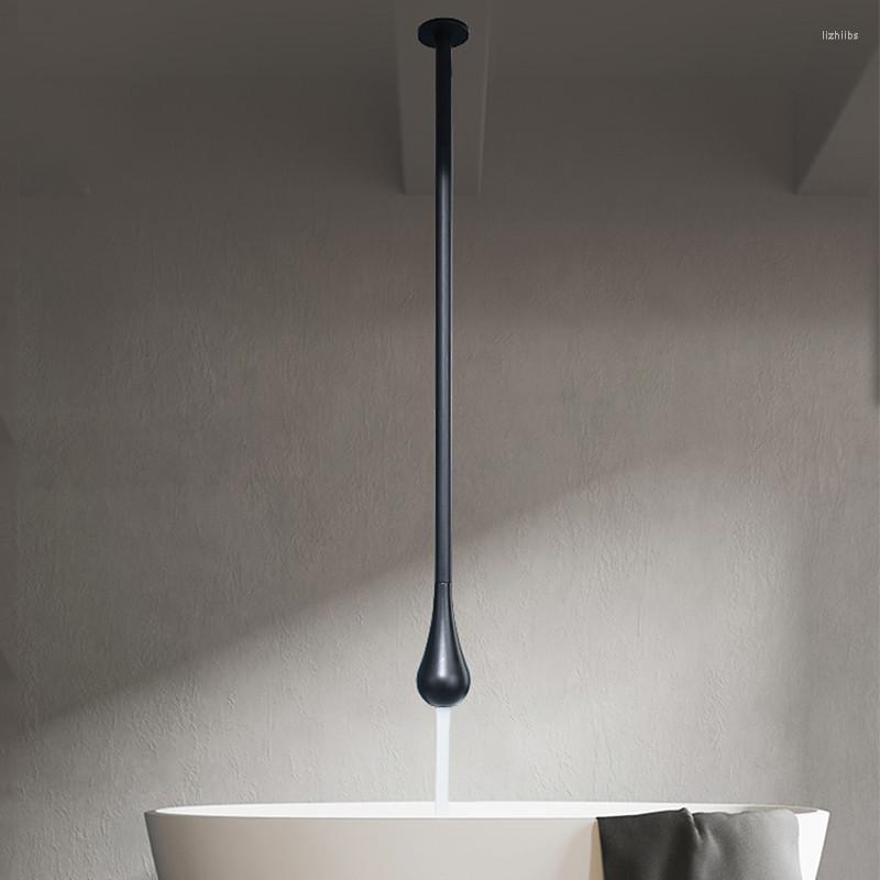 Banyo lavabo musluk küvet asmak tavan musluk katı pirinç havza küvet su damla karıştırıcı musluklar