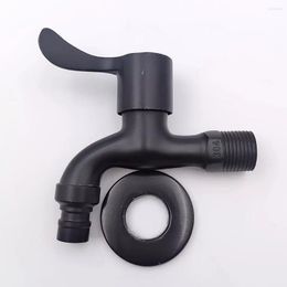 Grifos de lavabo de baño Estilo de cuchillo negro Hanle G1/2 DN15 Conector de lavadora Grifo Bibcock Jardín al aire libre Grifo de encendido rápido