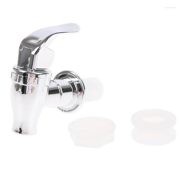 Grifos del fregadero del baño Marca y alta calidad 1pc 17mm Botella de vino de vidrio de plata Grifo Tarro Barril Tanque de agua