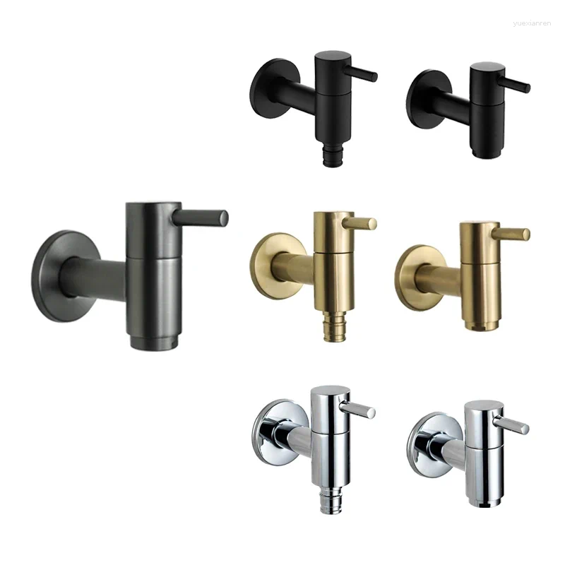 Bathroom Sink Faucets Brass Black Faucet Extended Outdoor Garden Wall Mounted Corner Washing Machine