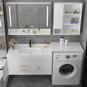 Robinets d'évier de salle de bains, Machine à laver tout-en-un, combinaison de balcon, partenaire de lavabo, miroir intelligent