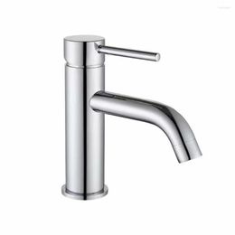 Bathroom Sink Faucets Chrome Deck Mounted Washbasin Mixer Under Counter Tap Water Faucet 001A-35K