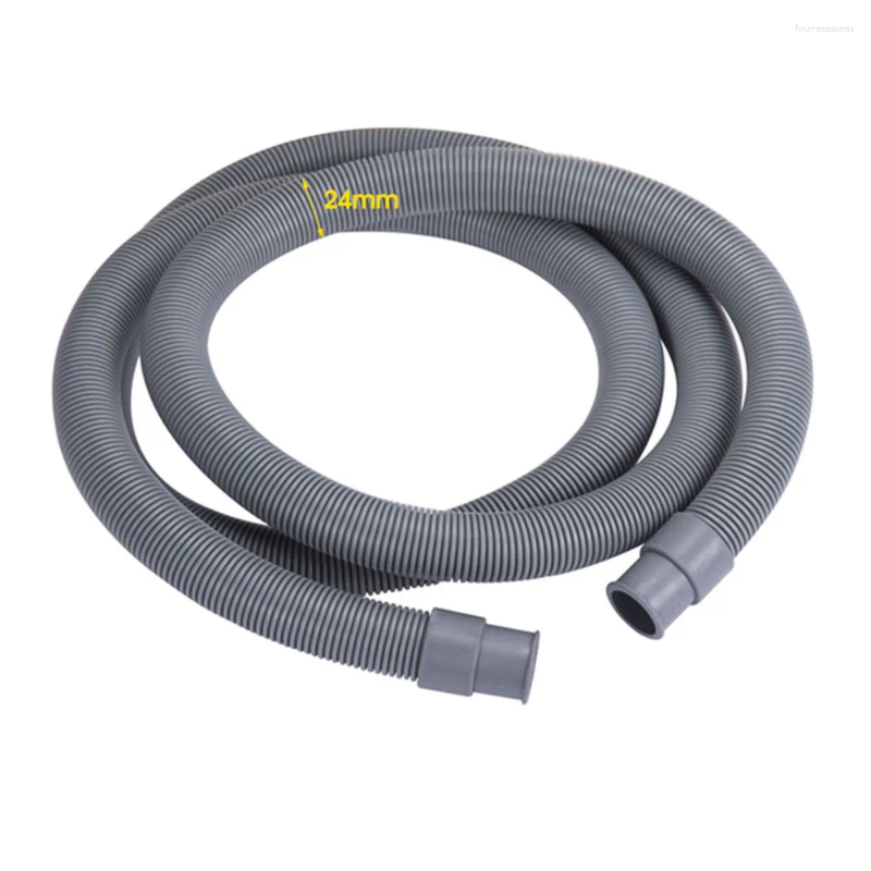 Bathroom Sink Faucets Elastic Universal Drain Hose Extension Kit Easy To Install Ideal For Positioning Your Equipment According Needs