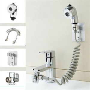 Badkamer Wastafel Kranen Externe Douche Kraan Houder Artefact Wassen Haar Huisdier Wasmachine Keuken Wastafel Kraan Filter Flexibele Slang Bidet Spuitpistool 230726