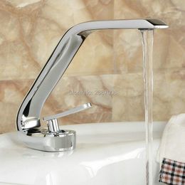 Badkamer wastafel kranen fancy g ontwerp kraan chroom messing bassin hoogwaardige ijdelheid mixer tikken waterval gemaakt in china zr609