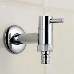 Robinets de lavabo de salle de bain robinet mural en cuivre fin machine à laver étendue universelle