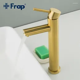 Robinets de lavabo de salle de bain FRAP BRACKED GOLD FAUCET BASIN ACTIQUE SAPILLE SAPIR LAVASIN CHOTER TORNEIRA