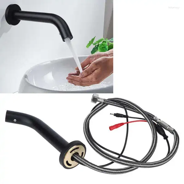 Grifos del fregadero del baño G1 / 2 Sensor Faucet Solo grifo de agua fría Cobre completo Lavabo montado en la pared Suministros de cocina Torneira Do Banheiro