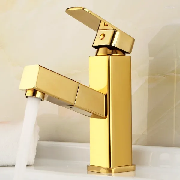 Grifos del fregadero del baño Bolsa de oro Grifo Mejora Lavabo Cesta de lavado Grifo de agua Construido en filtro de champú de jardín de lujo Robinet Productos para el hogar