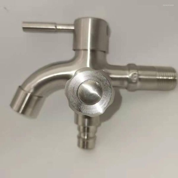 Robinets de lavabo de salle de bain de haute qualité 1/2 'DN15 multi-usages 1 en 2 connecteur de machine à laver Bibcock robinet d'eau rapide sur le robinet