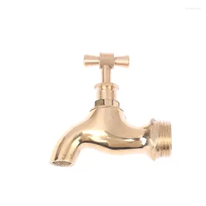 Robinets d'évier de salle de bains de haute qualité en laiton domestique robinet à ébullition lente filetage mâle bronze antique avec poignée robinet de robinet 6,5 6,5 cm