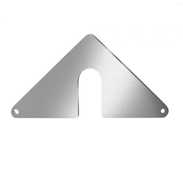 Grifos de lavabo de baño placa de montaje de babero de manguera para ancla de espiga de aluminio con herramienta de instalación fijación de grifo exterior de ladrillo al aire libre