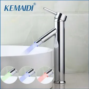 Robinets de lavabo de salle de bain kemaidi robinets légers à lad