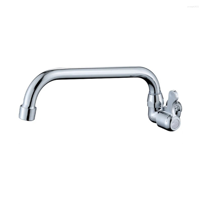 Rubinetti per lavandino del bagno Rubinetto della cucina Rubinetti singoli rotanti per acqua fredda Rubinetto con foro a leva purificatore a parete in ottone