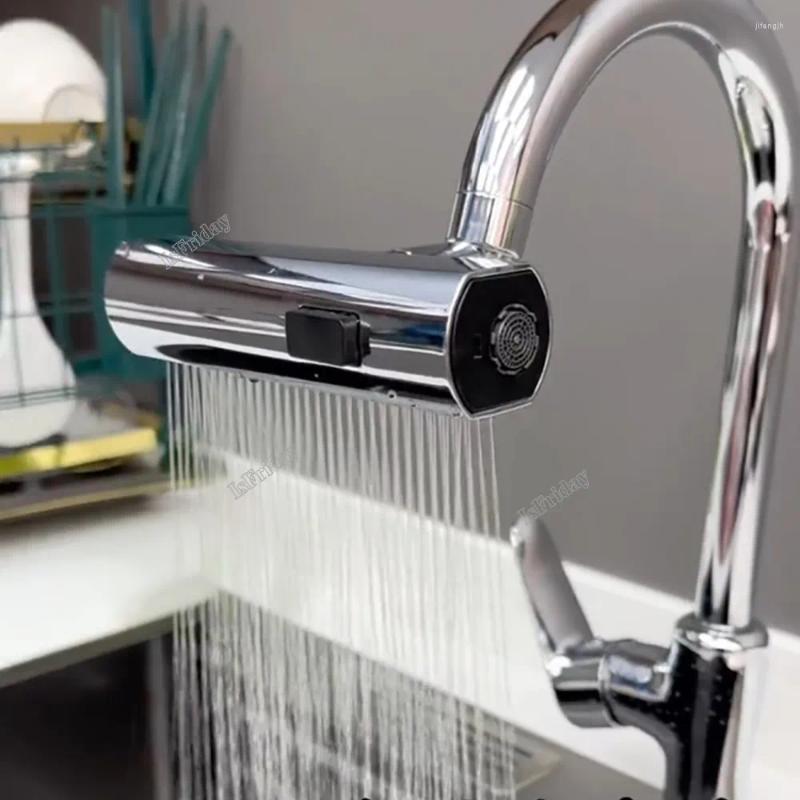 Rubinetti per lavandino del bagno Rubinetto della cucina Presa a cascata Prova di schizzi Gorgogliatore rotante universale Estensione ugello acqua multifunzionale