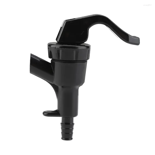 Grifos del fregadero del baño Dispensador de líquido Tap Palanca de compresión de plástico negro Hasta 20 PSI Presión de servicio para el kit de cerveza casera Fiesta de cerveza