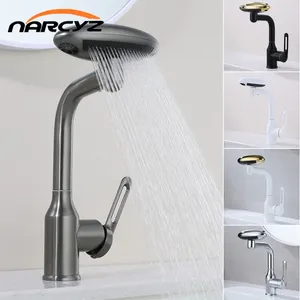 Grifos de lavabo de baño Rain Waterfall Waucet Faucet Lave Household Hogar y multifunción 360 Rotatable YZ-09