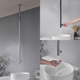 Badkamer Wastafelkranen Enkele Koudwaterkraan Wastafelkraan Messing Torneira Do Banheiro Mixer In Wall Wash Taps Salle de Bain Zwart